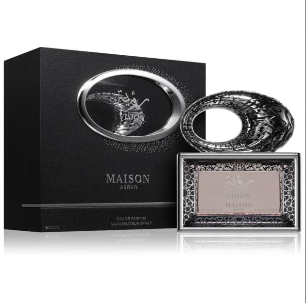 Maison Asrar Perfume Vision EDP para Hombres y Mujeres 100 ml Fragancia Unisex de Alta Calidad