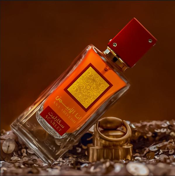 Lattafa Perfume Ana Abiyedh Scarlet EDP para Hombres y Mujeres 60 ml Fragancia Unisex de Alta Calidad