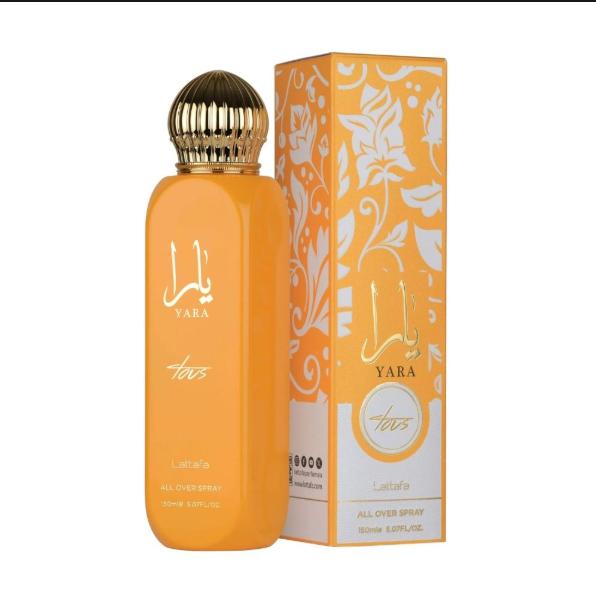 Lattafa Bruma de Yara Tous para Mujeres 150 ml Fragancia Perfumada para Uso Diario