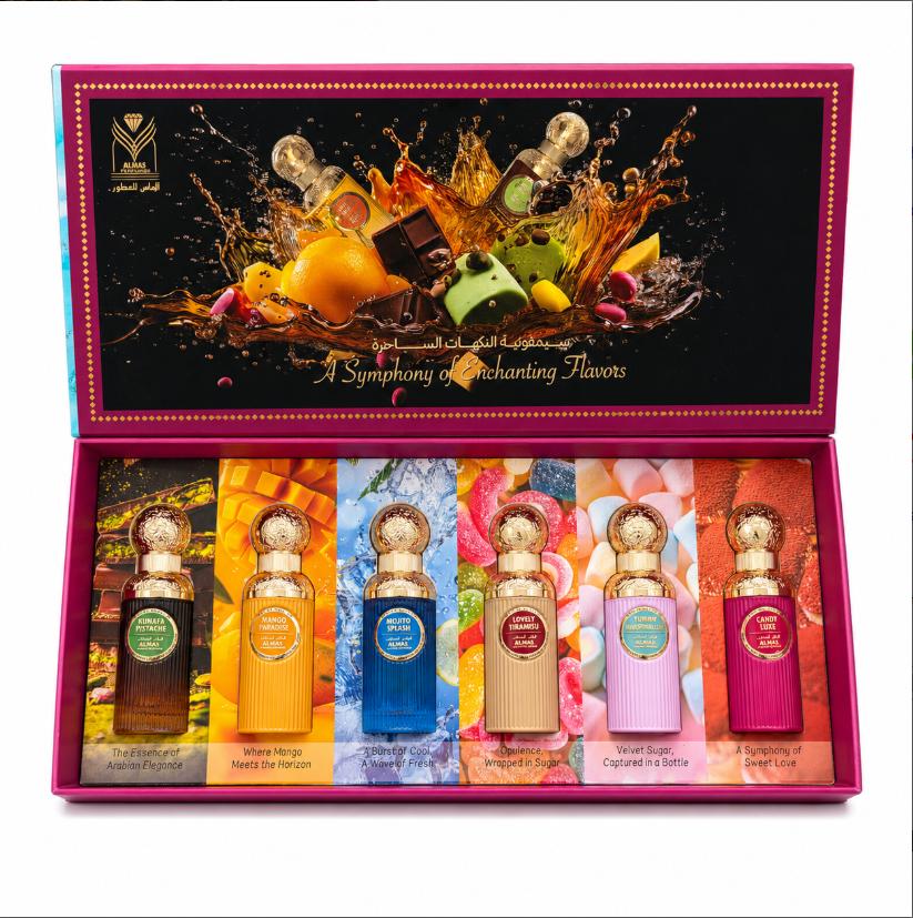 Almas Perfumes Estuche Almas Sweet Edition: Colección de 6 Perfumes Gourman para Hombres y Mujeres de 30 ml, Aromas Encantadores