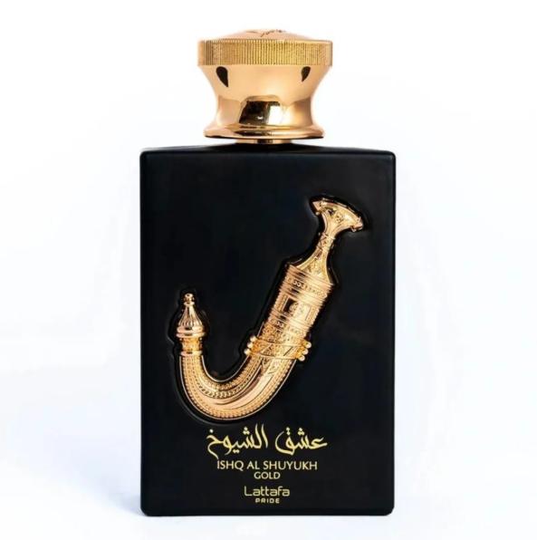 Lattafa Perfume Ishq Al Shuyukh Gold EDP para Hombres 100 ml Fragancia Masculina de Alta Calidad