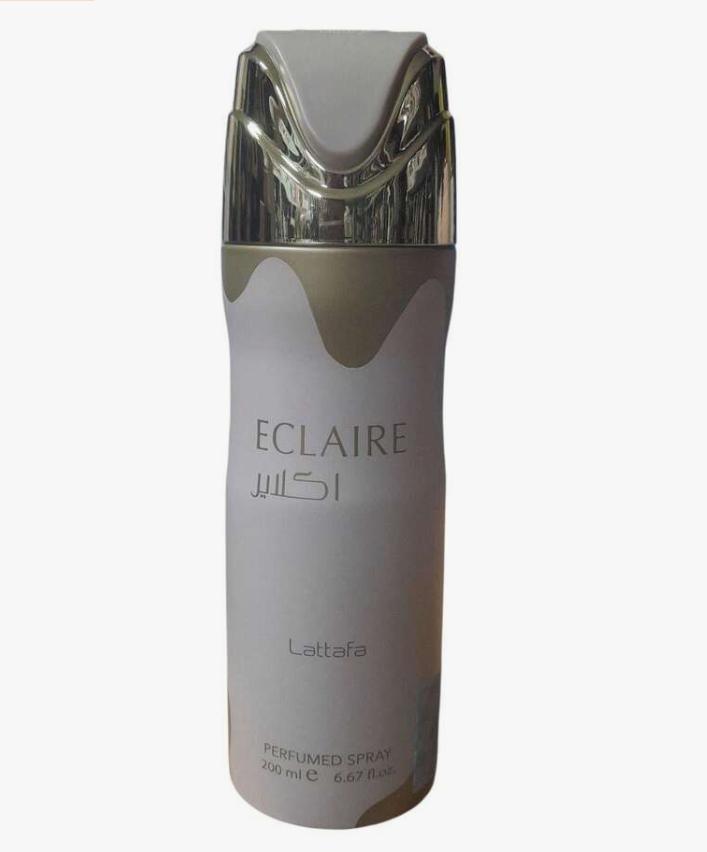 Lattafa Desodorante Eclaire para Mujeres 200 ml Perfumado Spray de Alta Calidad