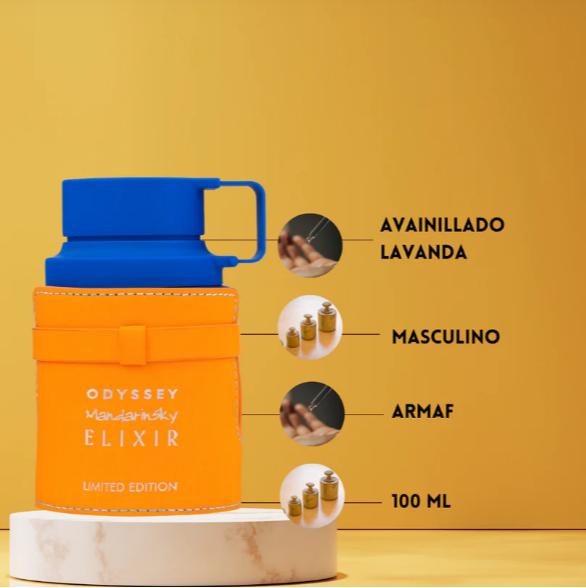 Armaf Perfume Odyssey Mandarin Sky Elixir EDP para Hombres de 100 ml Edición Limitada