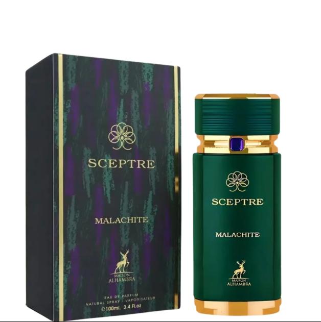 Maison Alhambra Perfume Sceptre Malachite EDP 100 ml para Hombres y Mujeres Fragancia Unisex de Alta Calidad