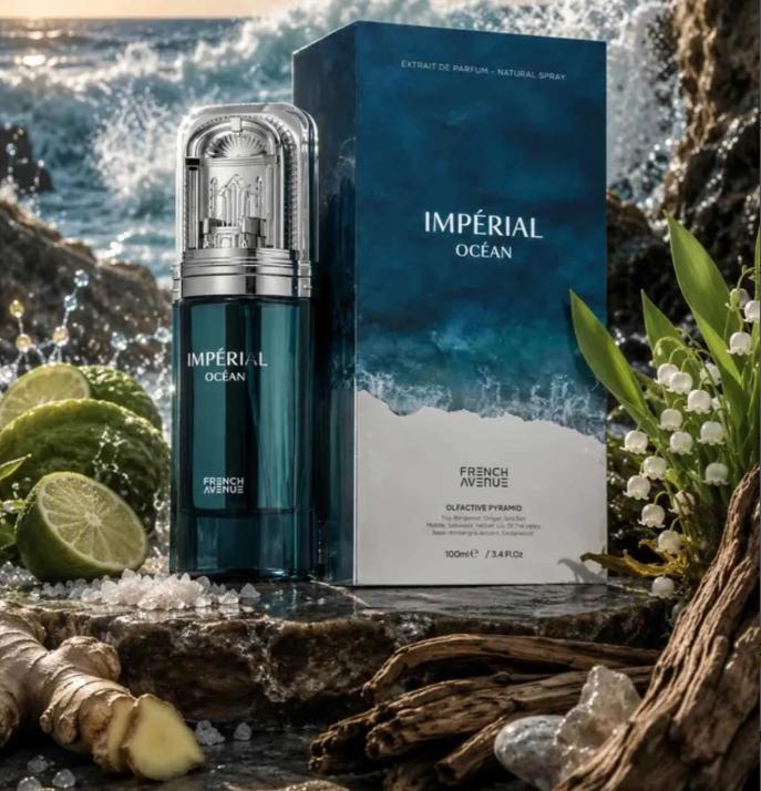 French Avenue Perfume Impérial Océan ExDP para Hombres y Mujeres 100 ml Fragancia Fresca y Aromática