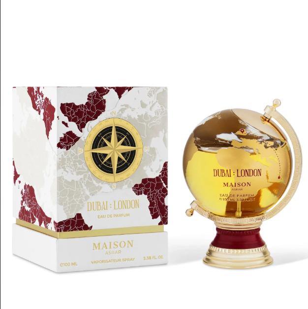 Maison Asrar Perfume Dubai London EDP para Hombres y Mujeres 100 ml Fragancia Unisex de Alta Calidad