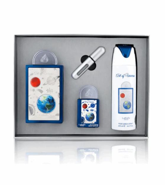 Lattafa Set de Regalo Perfume Art of Universe para Hombres con Fragancia sofisticada y versátil