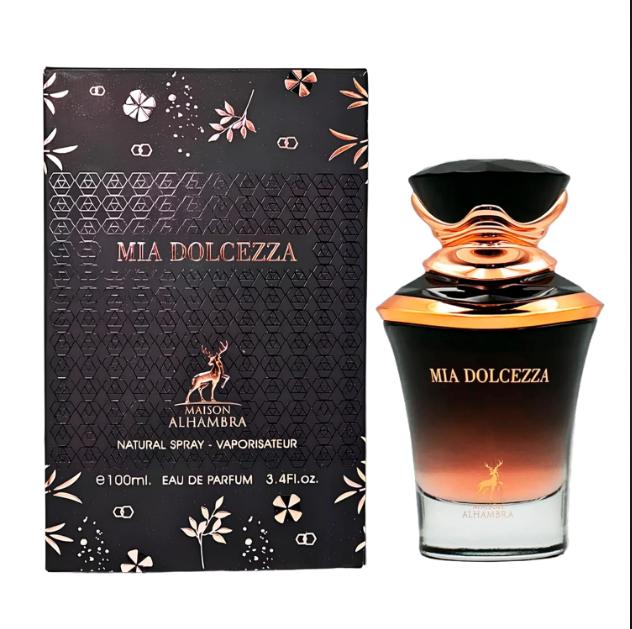Maison Alhambra Perfume Mia Dolcezza EDP para Mujeres 100 ml Fragancia Dulce y Aromática
