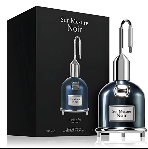 Lattafa Perfume Sur Mesure Noir EDP para Hombres y Mujeres 100 ml Fragancia Unisex de Alta Calidad