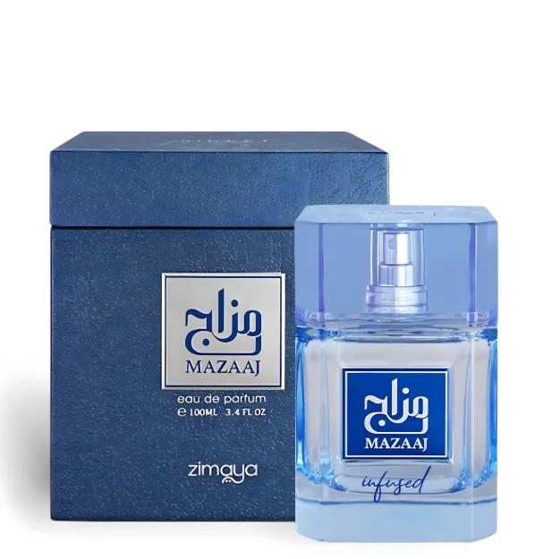 Zimaya Perfume Mazaaj Infused EDP para Hombres 100 ml Fragancia Masculina de Alta Calidad