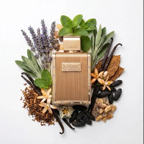 Lattafa Perfume The Kingdom EDP para Hombres 100 ml Fragancia Masculina de Alta Calidad