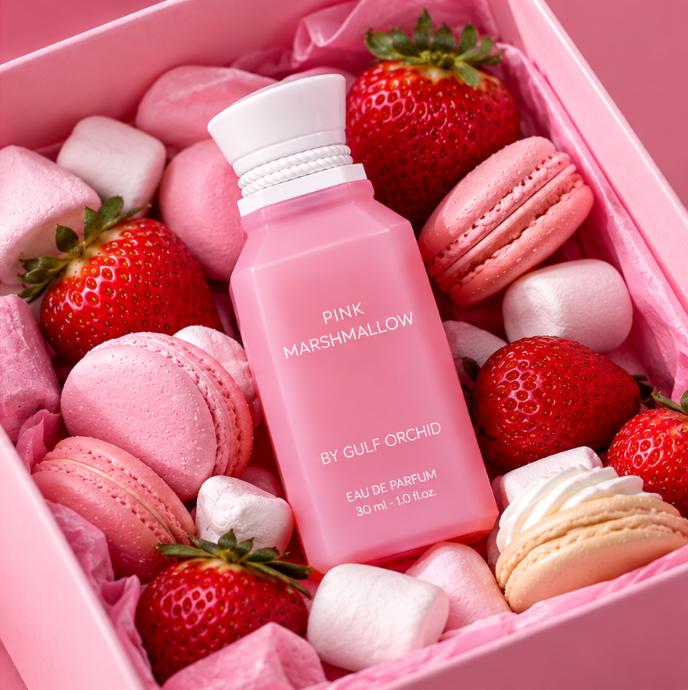 Gulf Orchid Perfume Pink Marshmallow EDP para Mujeres 30 ml Fragancia Dulce y Aromática