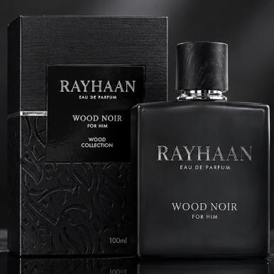 Rayhaan Perfume Wood Noir EDP para Hombres 100 ml Fragancia Masculina de Rayhaan Eau de Parfum
