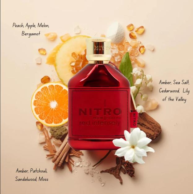 Dumont Perfume Nitro Red Intensely ExDP para Hombres 100 ml Fragancia Intensa para Hombres
