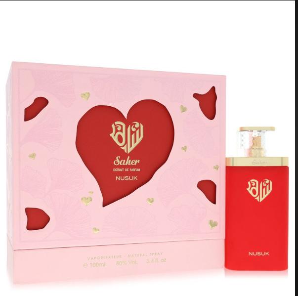Nusuk Perfume Saher ExDP para Mujeres 100 ml Fragancia Elegante y Atractiva