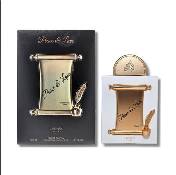 Lattafa Perfume Peace & Love EDP para Hombres y Mujeres 100 ml Fragancia Unisex de Alta Calidad