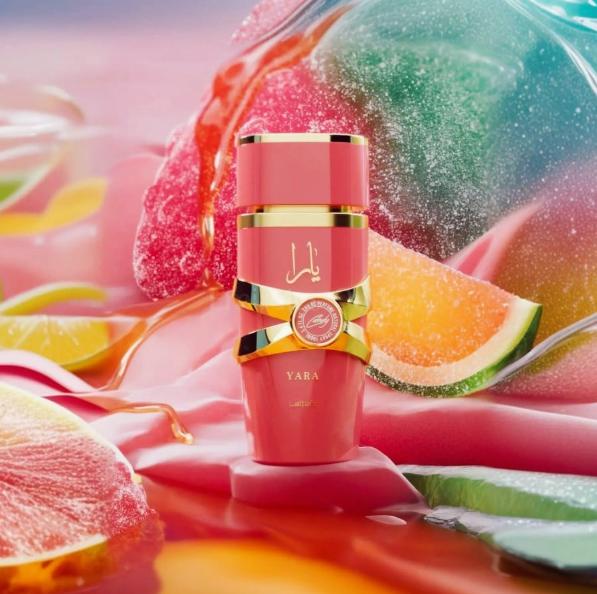 Lattafa Perfume Yara Candy EDP para Mujeres 100 ml Fragancia Dulce y Atractiva para Mujeres