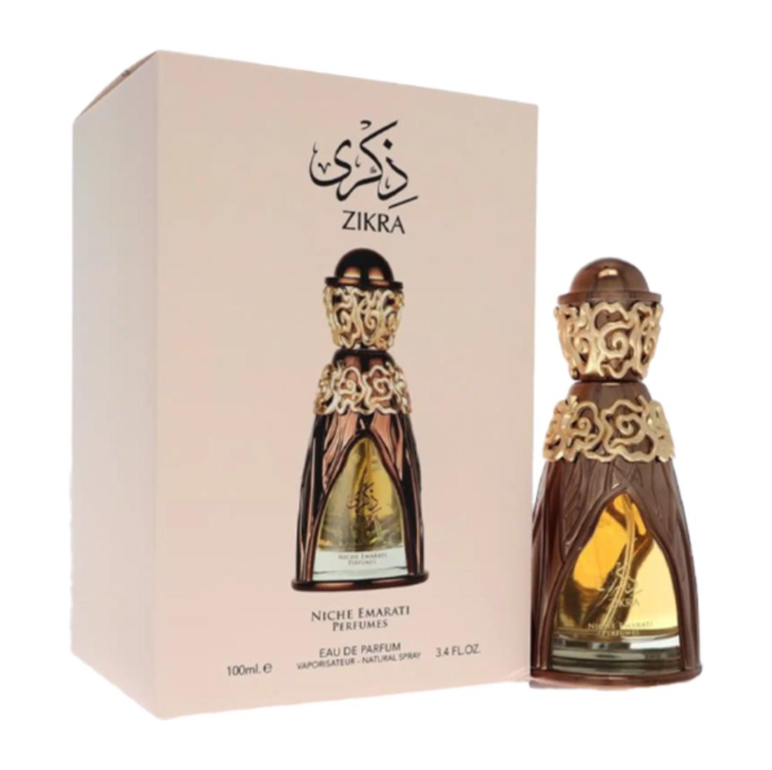 Lattafa Perfume Zikra EDP para Hombres y Mujeres 100 ml Fragancia Unisex de Calidad Superior