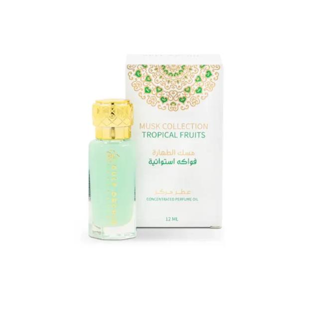 Gulf Orchid Perfume en Aceite Tropical Fruits Musk Collection para Mujeres 12 ml Aroma Concentrado de Frutas Tropicales y Musk