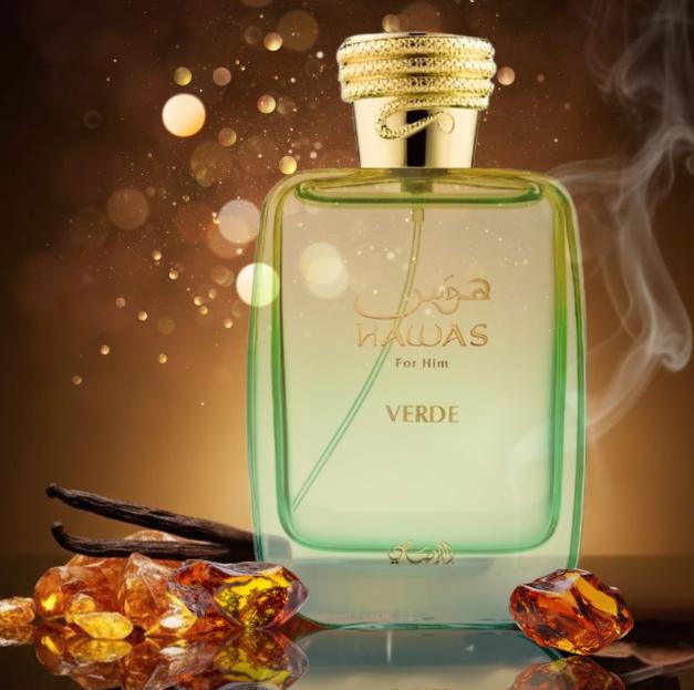 Rasasi Perfume Hawas Verde EDP para Hombres 100 ml Fragancia Masculina de Alta Calidad