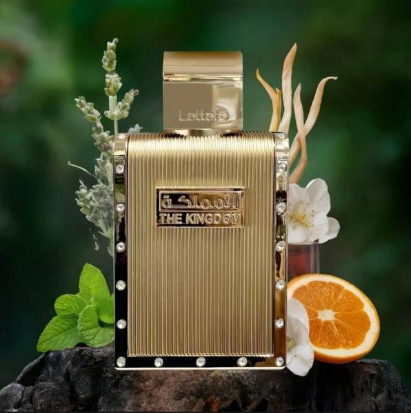 Lattafa Perfume The Kingdom EDP para Hombres 100 ml Fragancia Masculina de Alta Calidad