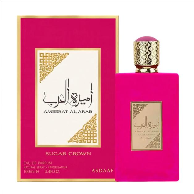 Lattafa Perfume Ameerat Al Arab Sugar Crown EDP para Mujeres 100 ml Fragancia Dulce y Exquisita