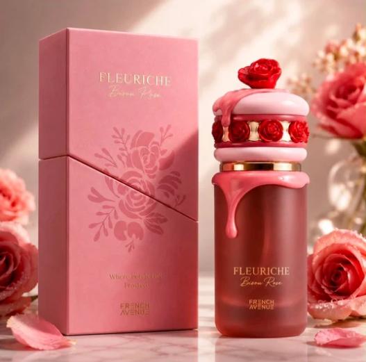 French Avenue Perfume Fleuriche Bisou Rose ExDP para Mujeres 100 ml Fragancia Floral Romántica y Aromática