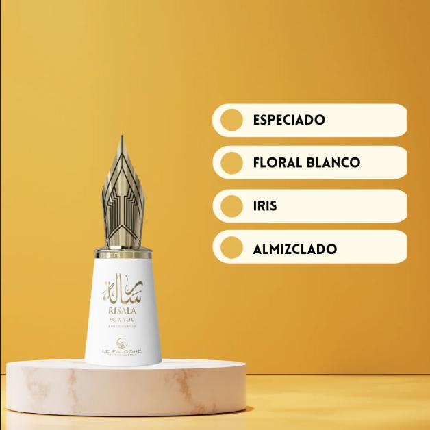 Le Falconé Perfume Risala For You EDP para Mujeres 100 ml Fragancia Elegante y Atractiva
