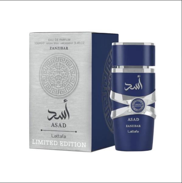 Lattafa Perfume Asad Zanzibar Limited Edition EDP para Hombres 100 ml Fragancia Masculina de Alta Calidad