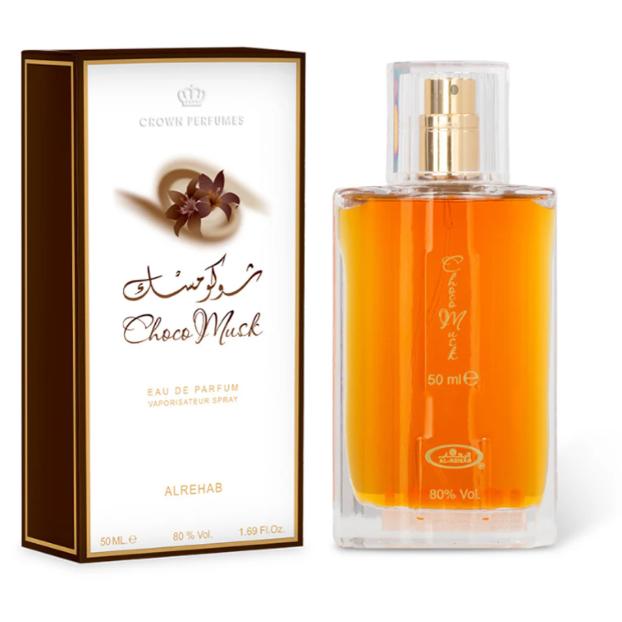 Alrehab Perfume Choco Musk EDP 50 ml para Hombres y Mujeres Fragancia Unisex de Alta Calidad