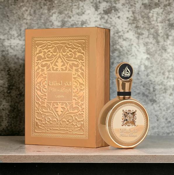 Lattafa Perfume Fakhar Gold Extrait EDP para Hombres 100 ml Fragancia Masculina de Alta Calidad