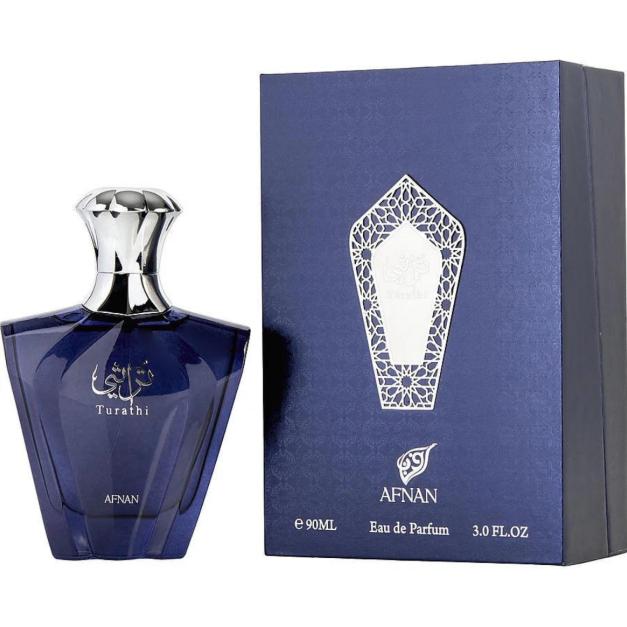 Afnan Perfume Turathi Blue EDP para Hombres 90 ml Fragancia Masculina de Alta Calidad