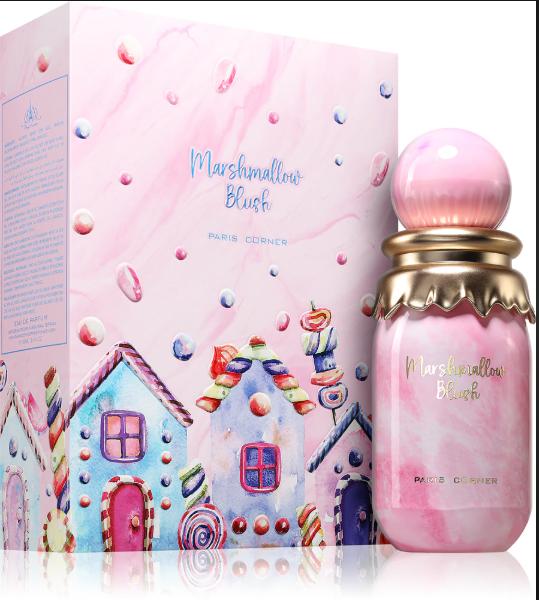 Paris Corner Perfume Marshmallow Blush EDP para Mujeres 100 ml Fragancia Dulce y Romántica